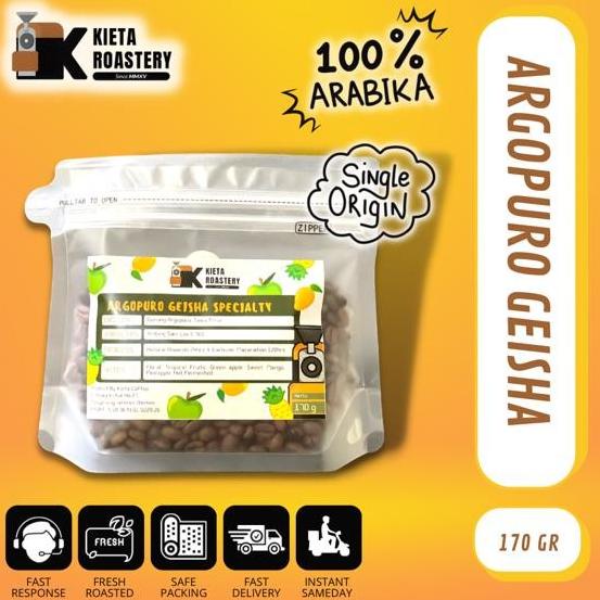 

Discount ARGOPURO GEISHA SPECIALTY By Kieta Coffee /KOPI RUBE/KOPI KAPAL API/KOPI SLB/KOPI BUBUK/KOPI GOOD DAY