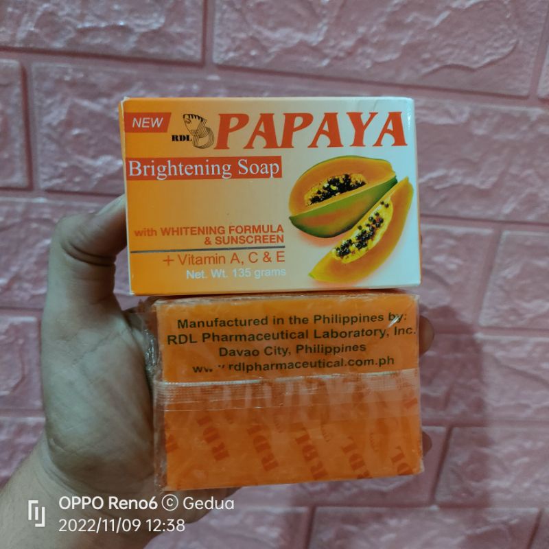 SABUN PEPAYA ORIGINAL PHILIPINA//SABUN PEPAYA PEMUTIH WAJAH//SABUN PEPAYA ORIGINAL