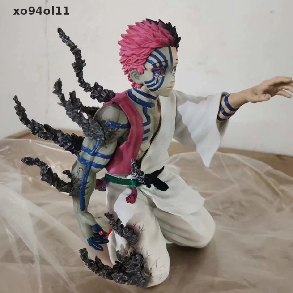 Xo Action Figure Karakter Anime Demon Slayer Akaza Kituki Akaza Ukuran 17cm OL