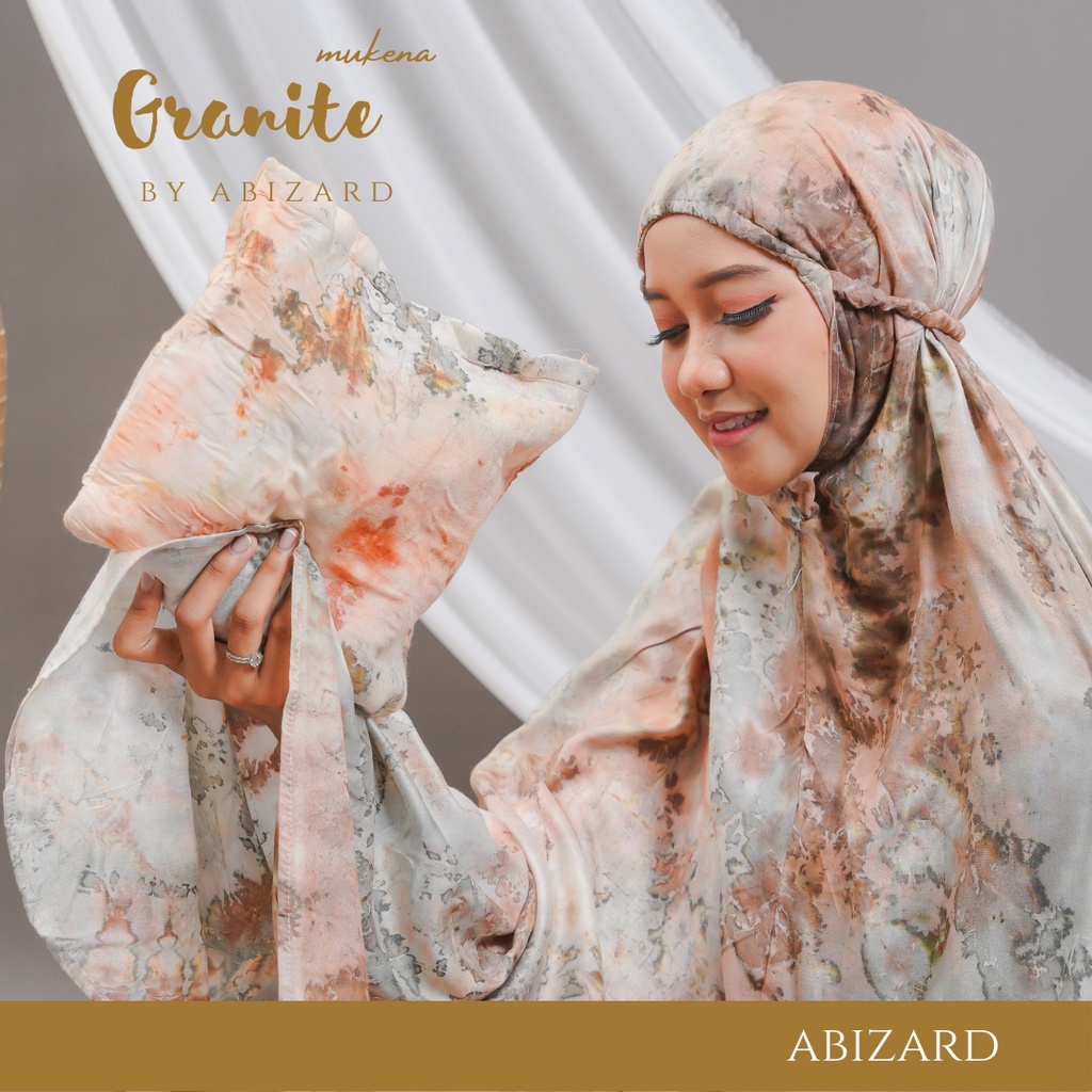 Abizard - Mukena Bali Dewasa Rayon Premium Traveling Motif Tye Dye Ukuran Standrt