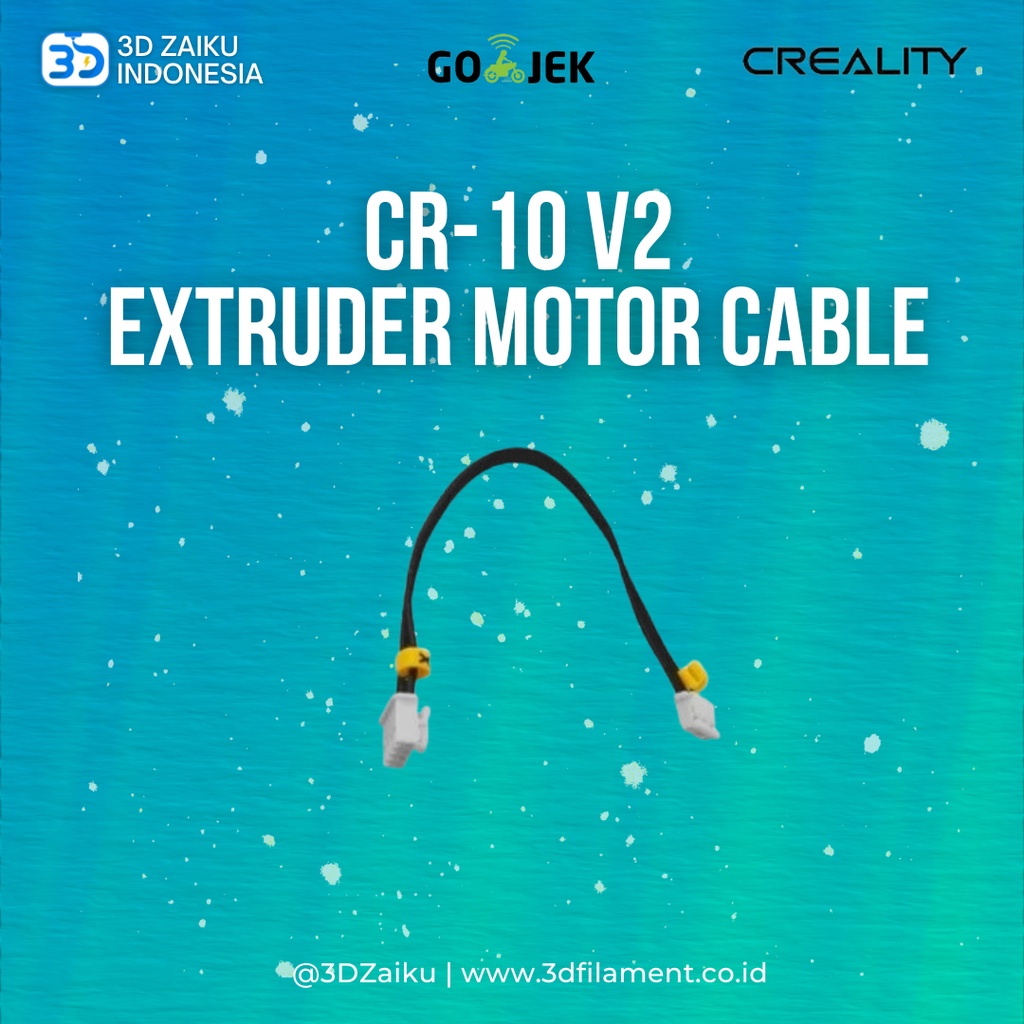 Original Creality CR-10 V2 3D Printer Extruder Motor Cable