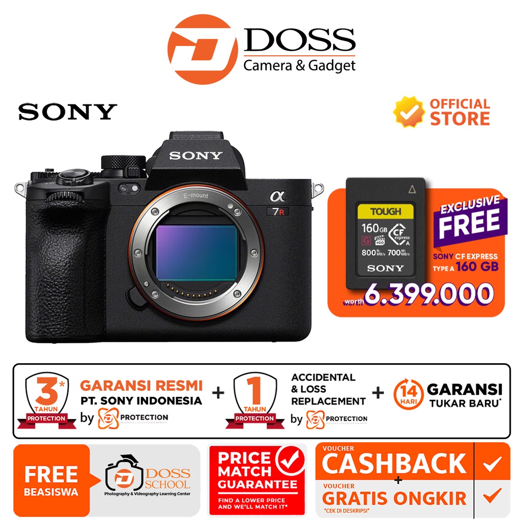 Jual Sony A7RV Sony A7R5 Sony A7R V Mirrorless Camera Body Only ...