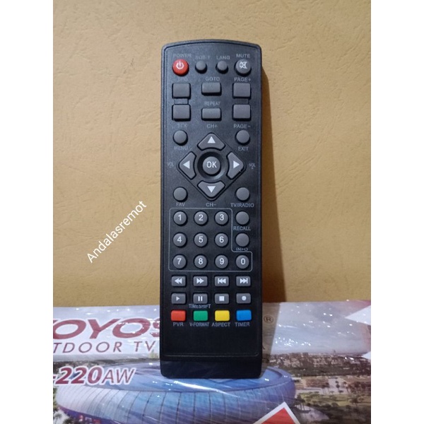 REMOT REMOTE STB DVB T2 WELHOME