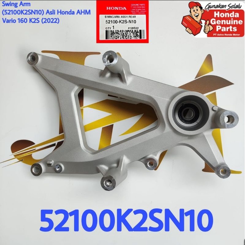 Swing Arm Assy Rear Lengan Ayun Vario 160 K2S 2022 - 2024 ABS 52100K2SN10 Asli Ori Honda AHM