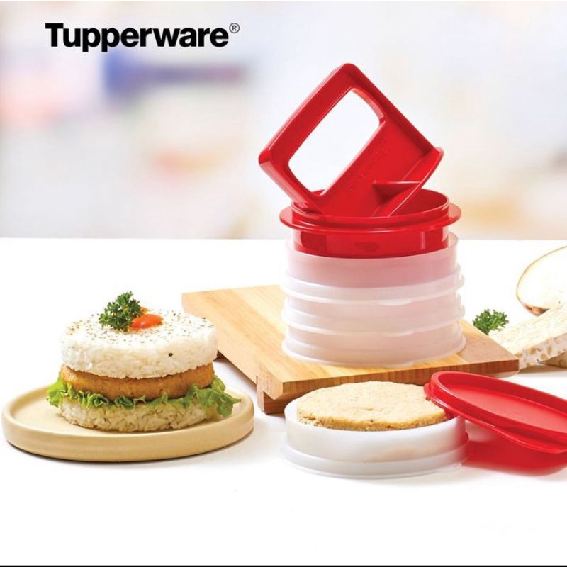 

Burger press ori tupperware 1set