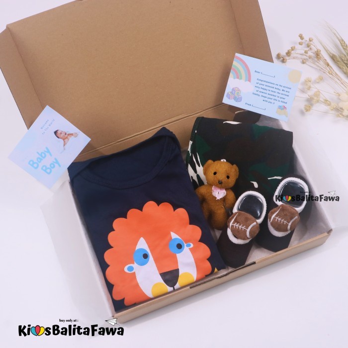 

(COD) [PLAYFUL] Hampers Baby New Born Kado Lahiran 0-12 Bulan / Jumper Sett - BOY, set Birumuda