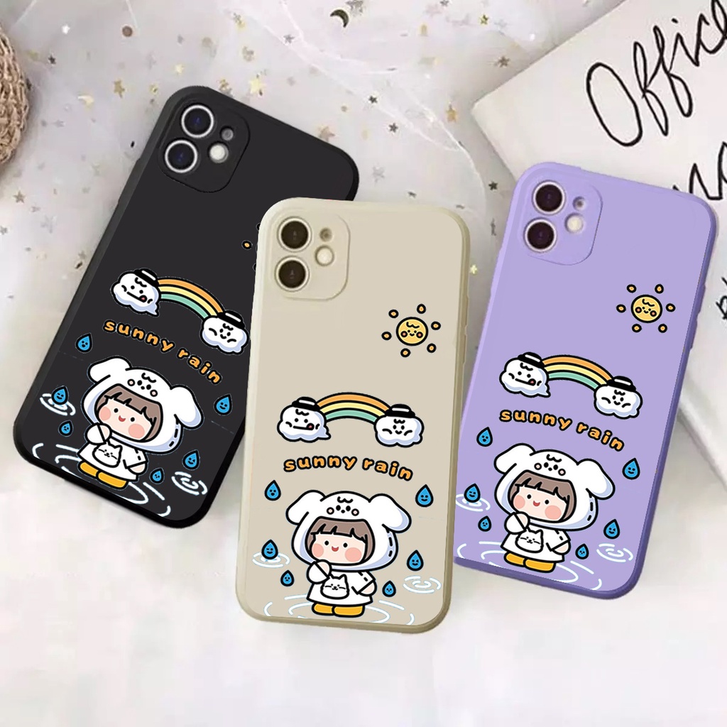 HH CASE Oppo A54/A16/A16k/F5/A79/F5 Youth/A73/A75/F1s/A74-4G/A76/A96/A36  RAIN | Casing Bergambar| C