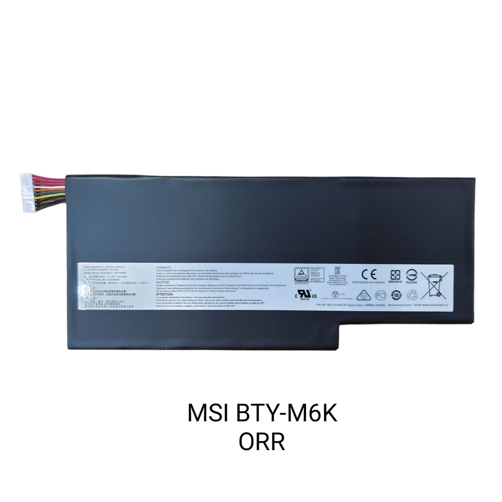 Msi Bty M6K ORR