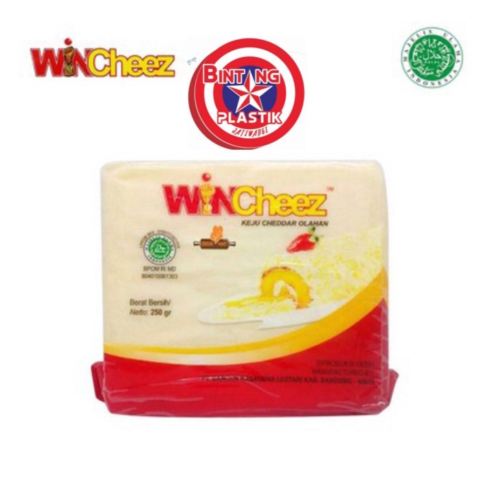 

T0P KEJU WINCHEEZ 250GR - CHEDDAR CHEESE WINCHEZ KEJU TOPPING HALAL NICE