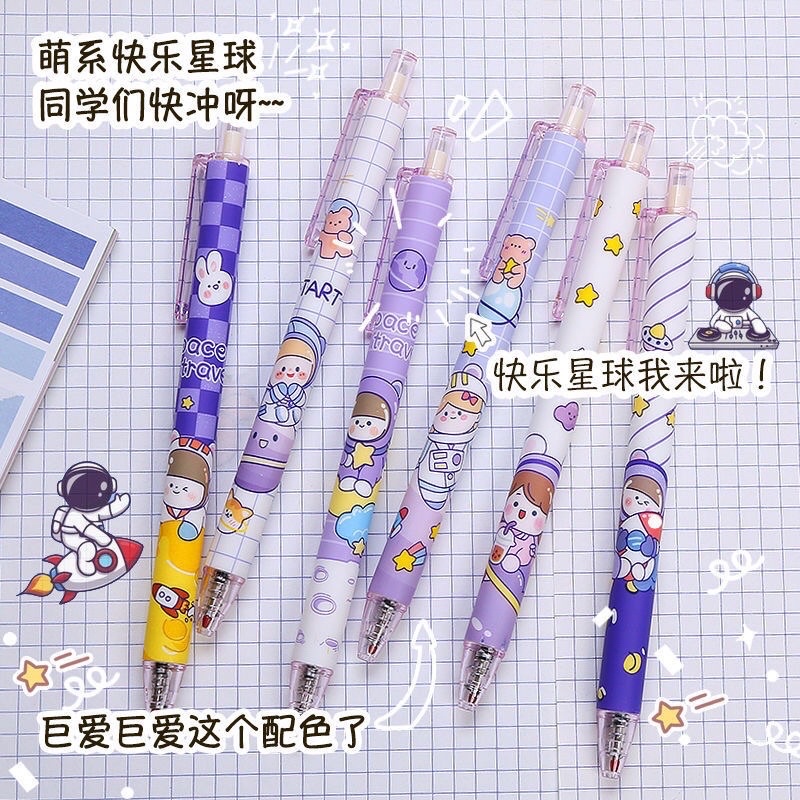 

Ballpoint Motif Cartoon Cute Purple / Pulpen Mekanik pulpen gel motif pulpen belajar dan kantor pen lucu warna purple