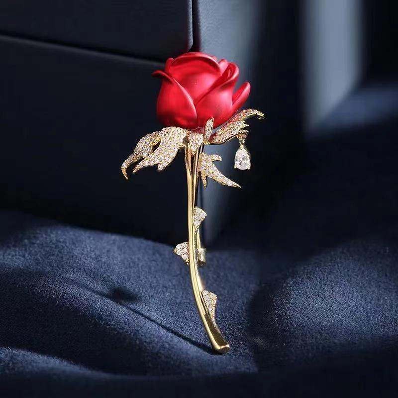 Bros Pin Bahan Alloy Hias Mutiara Berlian Imitasi Gaya Korea Untuk Pakaian