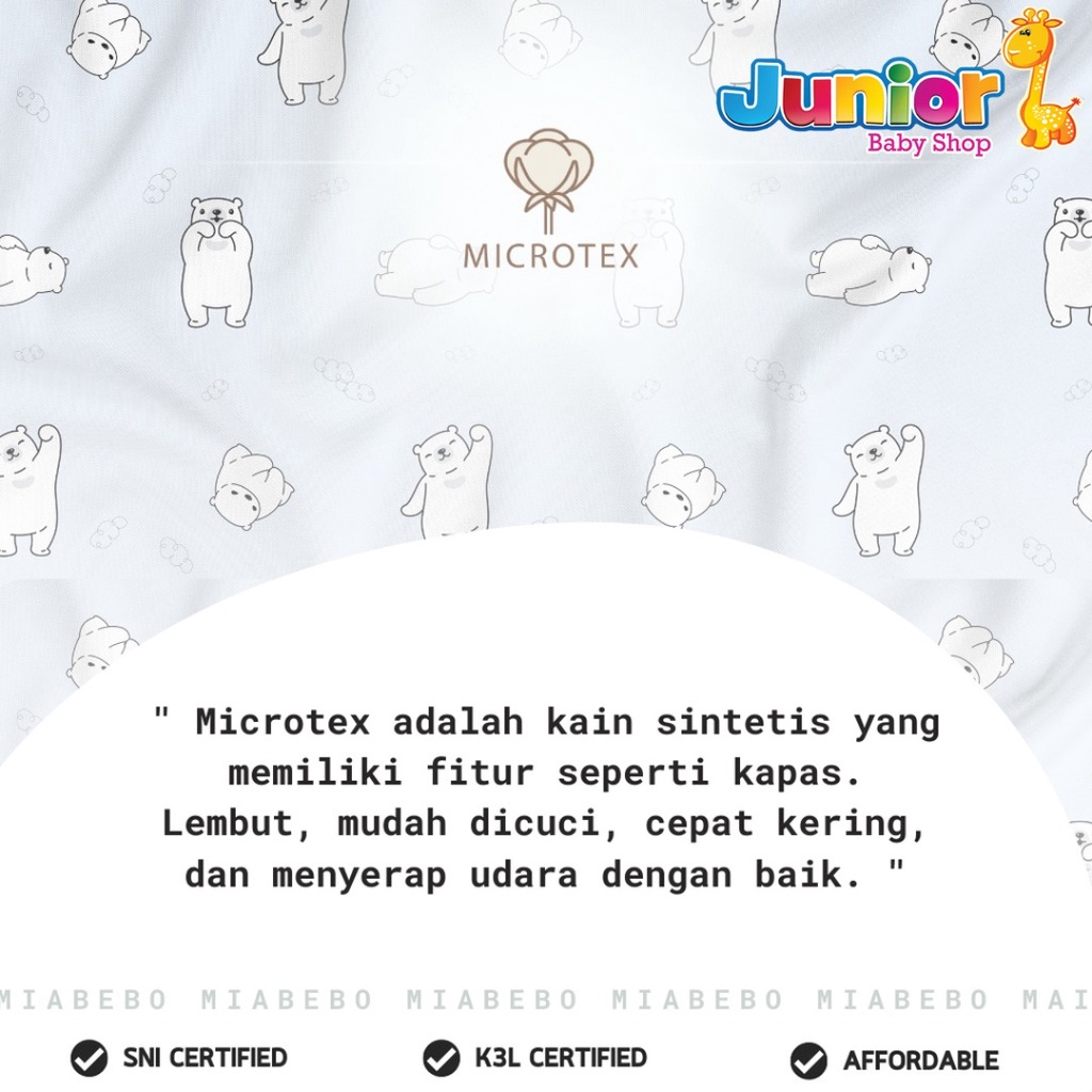 Miabebo Bantal Guling Set Bayi isi 4