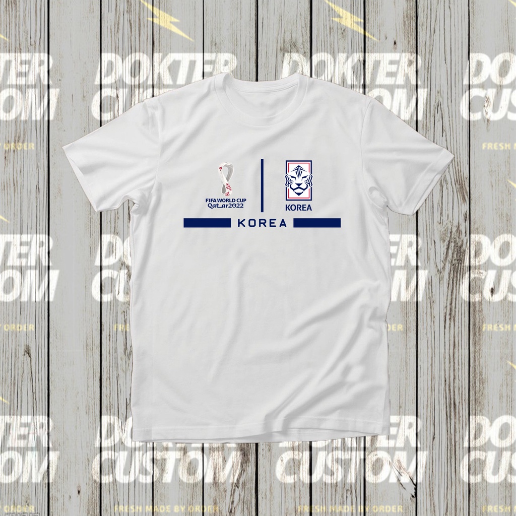 Kaos Piala Dunia Korea / Baju Piala Dunia Korea / Kaos Piala Dunia 2022 / Baju Fifa World Cup 2022 /