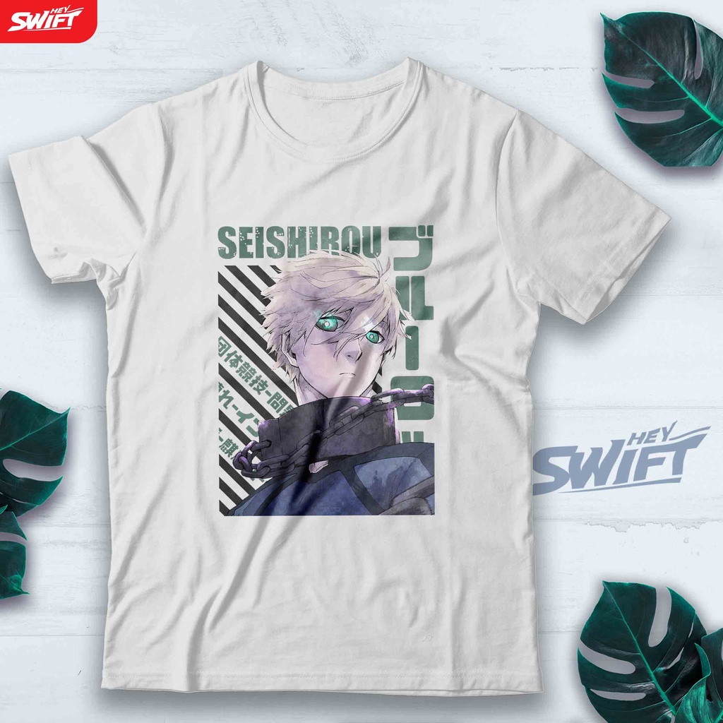 KAOS Blue Lock - Seishirou Nagi anime TSHIRT BAJU DISTRO