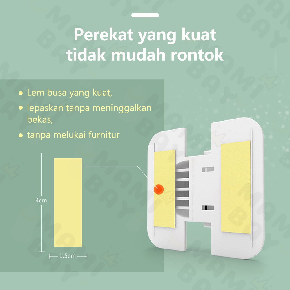 Mamibayi Kunci Kulkas Pengaman Anak/Pengunci kulkas/Safety Lock/Pengaman lemari bayi