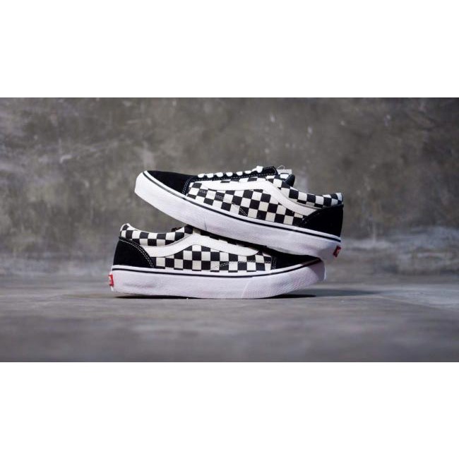 Sepatu Vans OldSkool OS OLDSCHOOL CATUR Checker Board Premium Waffle DT