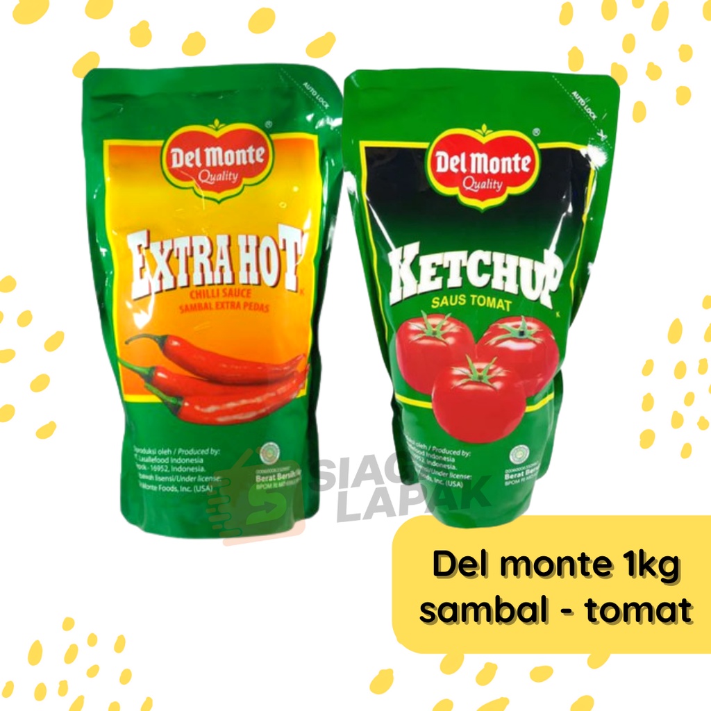 Del Monte Saus Tomat - Sambal Pouch 1kg