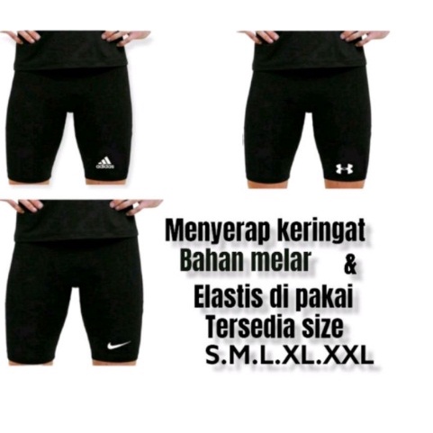 Celana Legging pendek olahraga celana legging sport pria wanita / legging pendek cewe /celana Basela