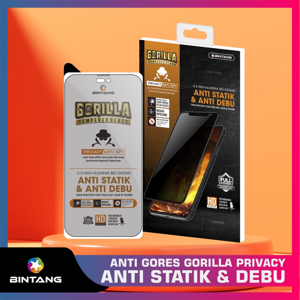 Jual Samsung A02/M12/M02/F12/M02s/A03/A03 Core Gorilla Privacy Spy Anti