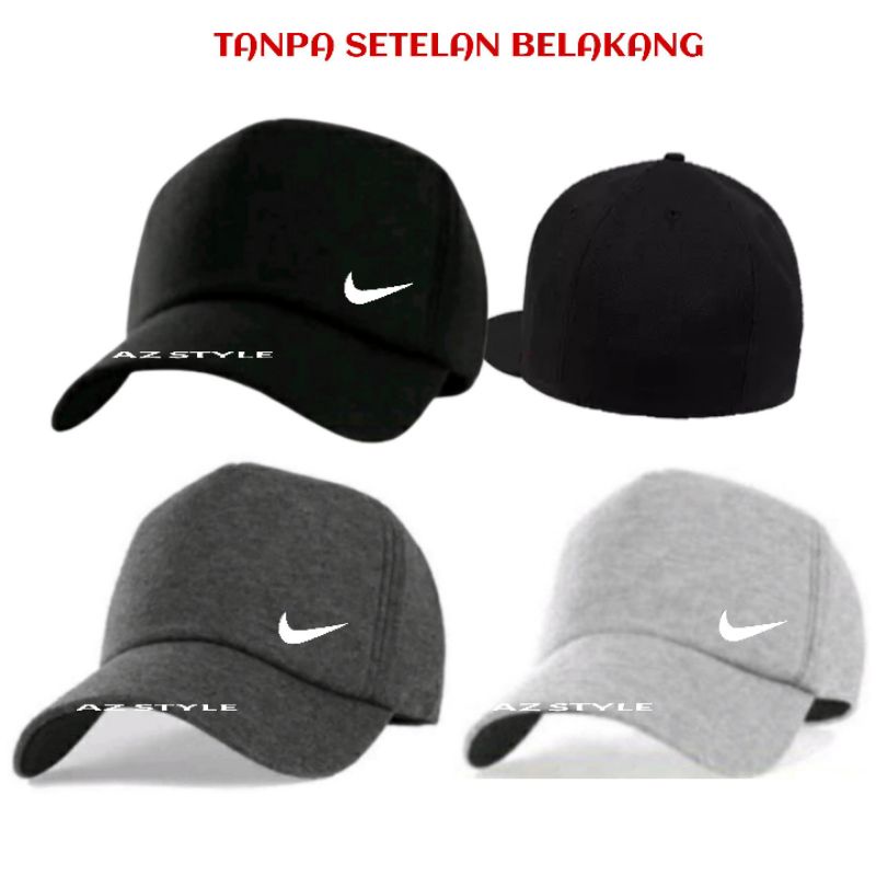 Topi Baseball Tanpa Setelan Belakang//Topi Built up