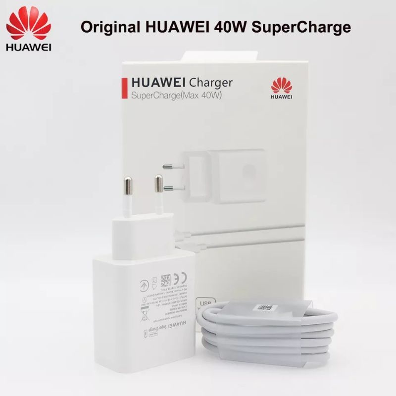 Huawei Charger Huawei 40W + Kabel 5A Super Charger Original A