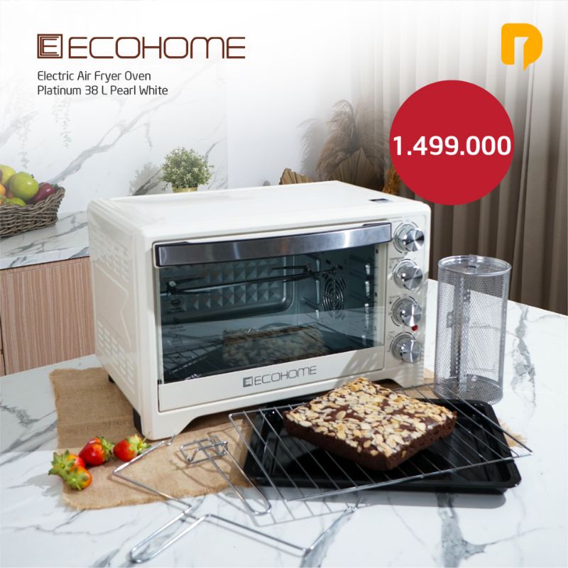 Oven / Ecohome Electric Air Fryer Oven Platinum 38 L