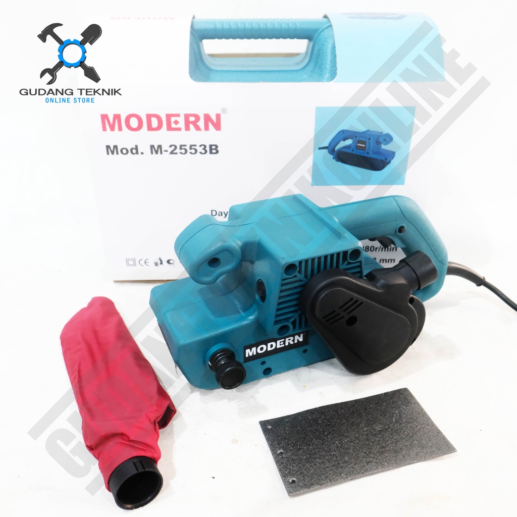 Mesin Amplas Duduk Tank MODERN M2553 / Amplas Tank Finishing Belt Sander M-2335B MODERN