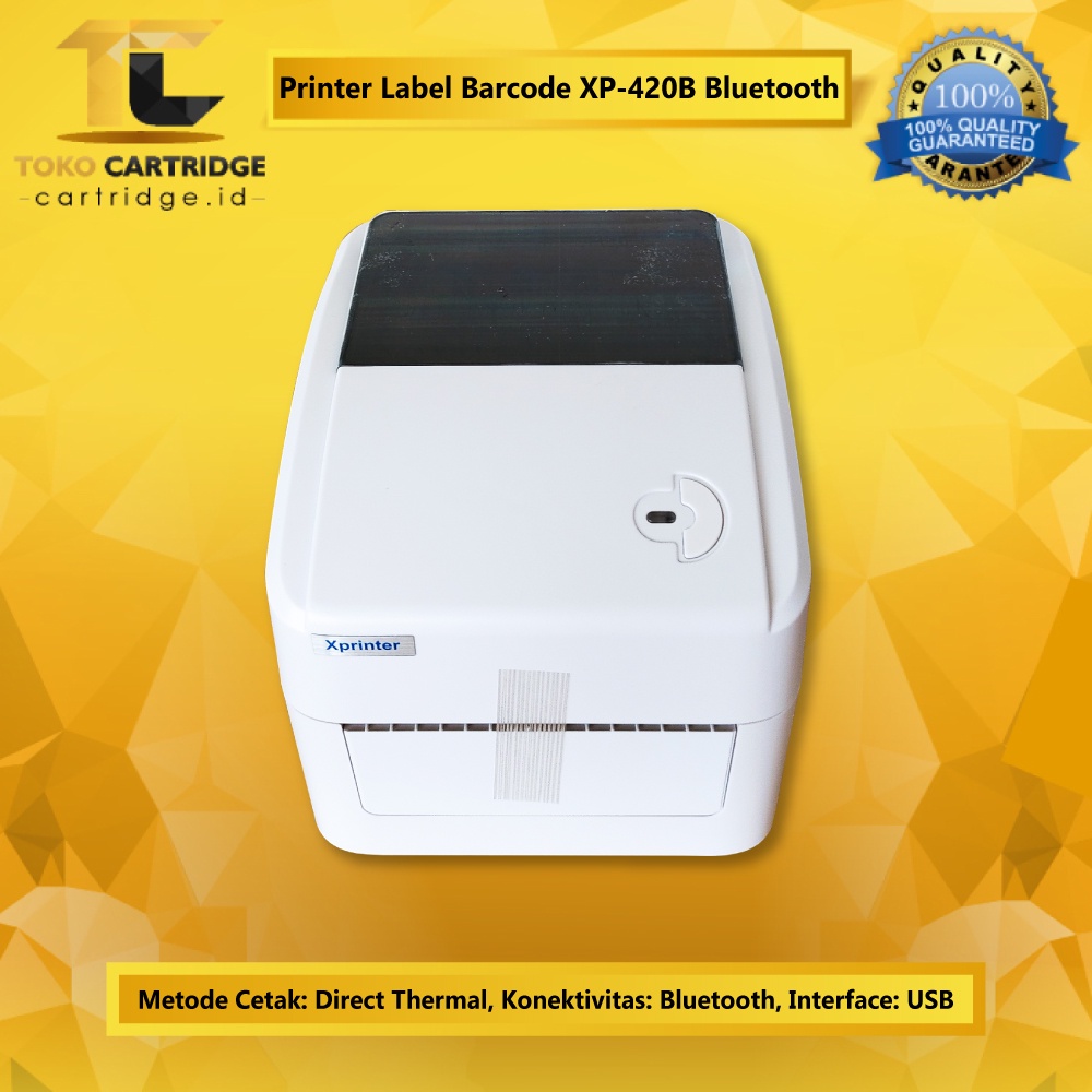 Printer Label Stiker Resi Barcode Thermal XP420B USB Bluetooth