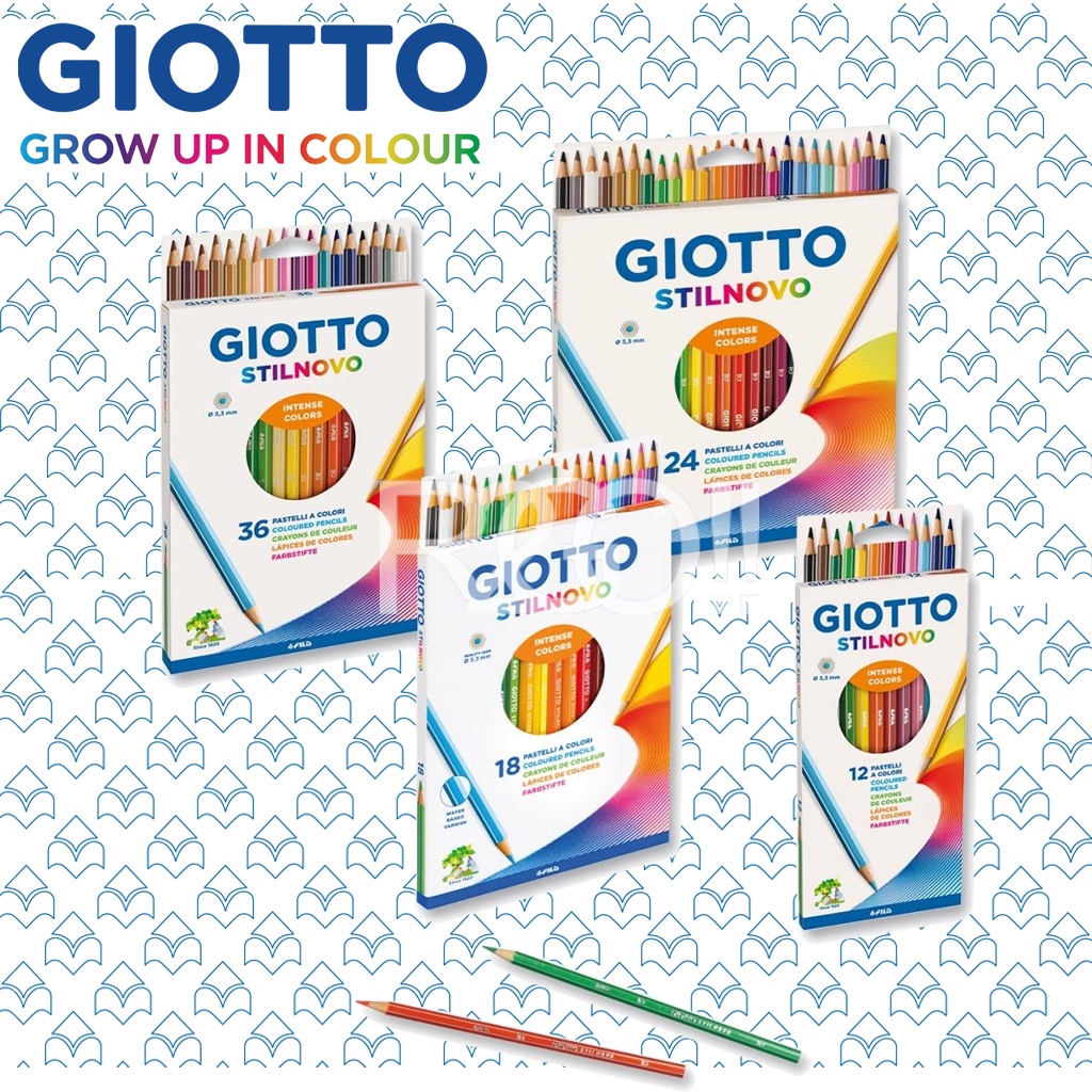 

R2GO - Giotto Stilnovo / Pensil Warna Anak 12 Warna / 24 Warna / 36 Warna #256500/600/700