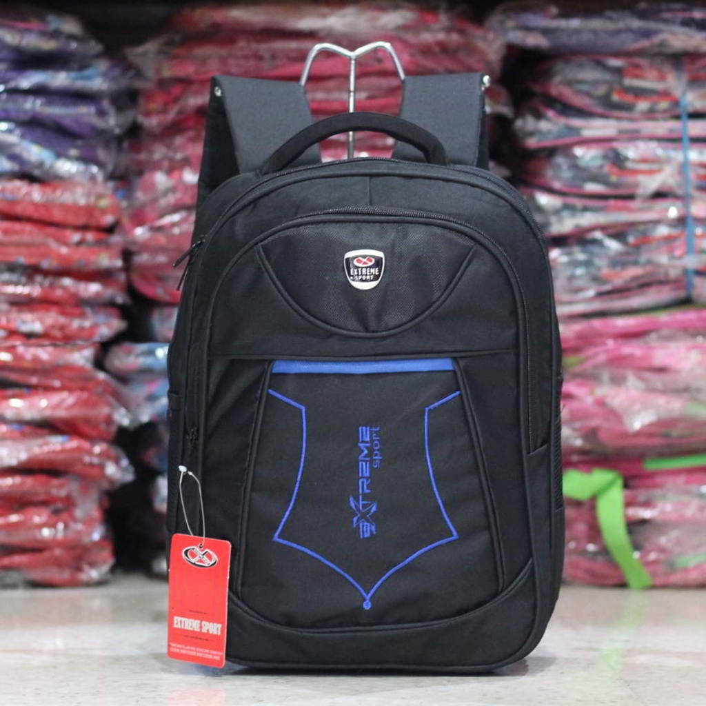 TMK Butik | Ransel Anak Cowok PAUD TK Model Extreme Shield Warna Biru Gratis Raincover Tas Laki-laki