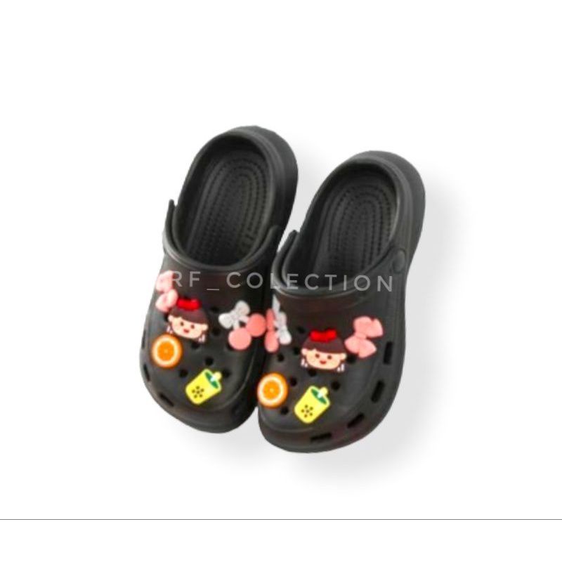 Sandal Baim Anak Perempuan Import Sandal Anak Tali Belakang Sandal Fuji Baim Anak Terbaru Viral