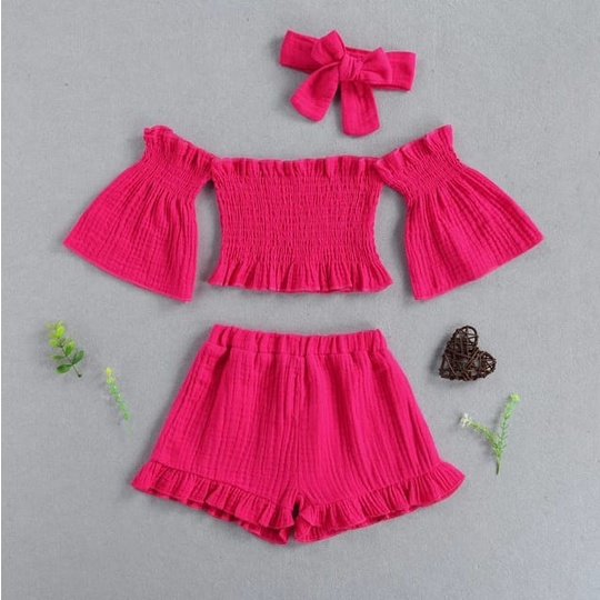 Jeco fashion setelan anak perempuan Dolvi (TANPA BANDO)