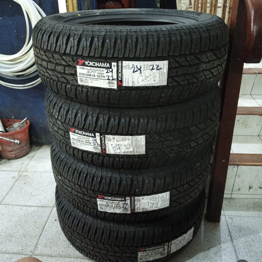 BAN MOBIL SEMI OFFROAD 235 60 R18 YOKOHAMA GEOLANDAR G015 HARGA SATUAN JAKARTA TIMUR