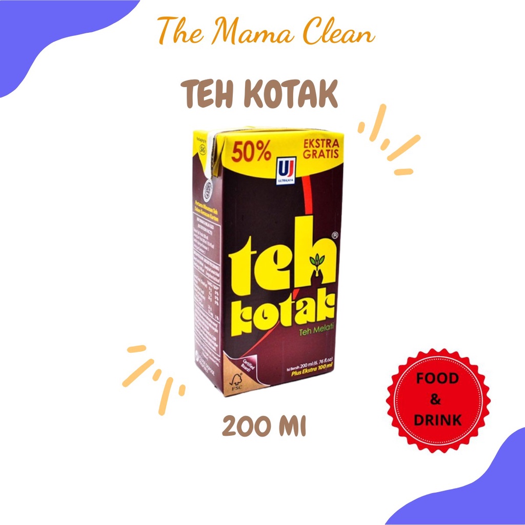 Ultra Teh Kotak Jasmine/Melati Netto : 200 Ml