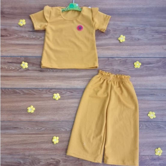 IL - SET MANGO KNIT RIB ANAK / SETELAN ANAK PEREMPUAN LUCU