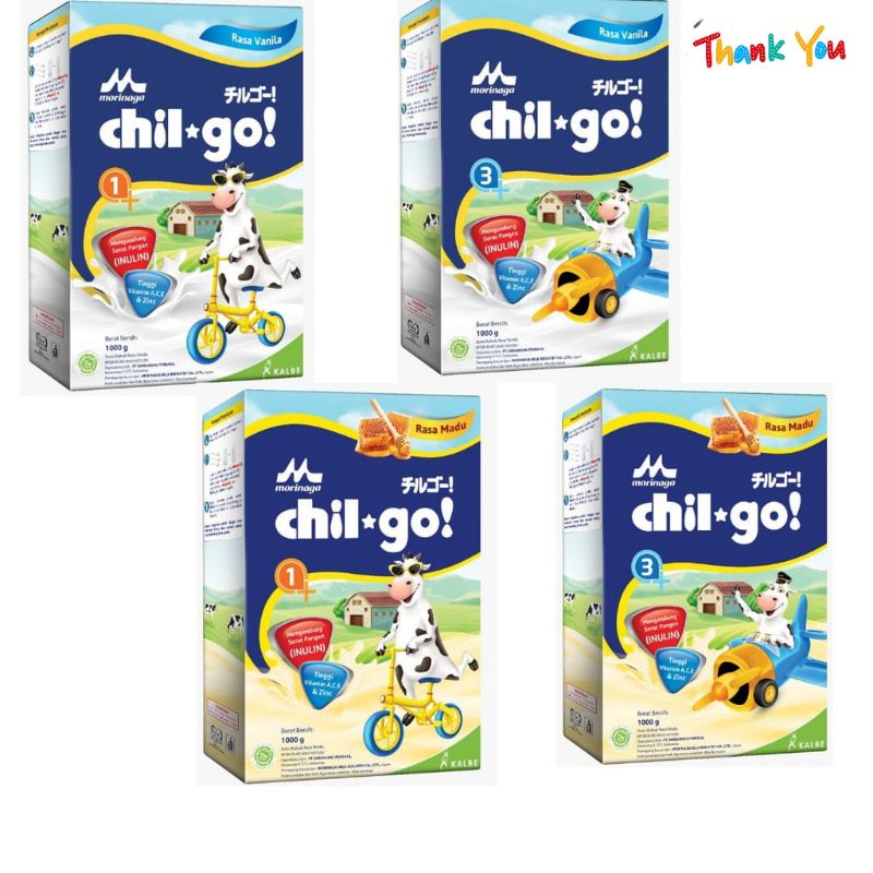 Jual SUSU CHIL GO POWDER 1+ 1-3 TAHUN ,SUSU CHILGO 3+ >3TAHUN RASA MADU ...