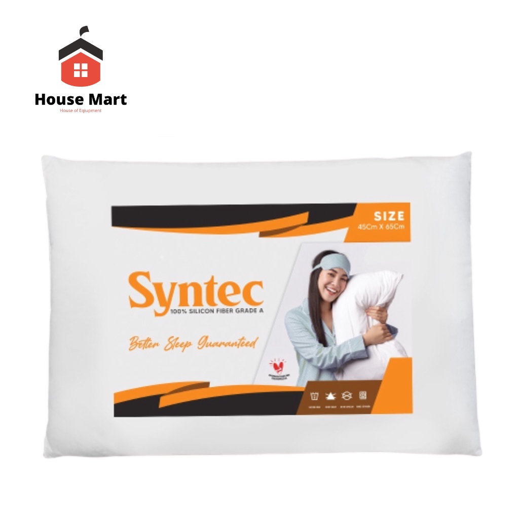 Bantal Hotel Premium Bantal Tidur Syntec Hallow Fiber Bulu Angsa Busa Super Lembut