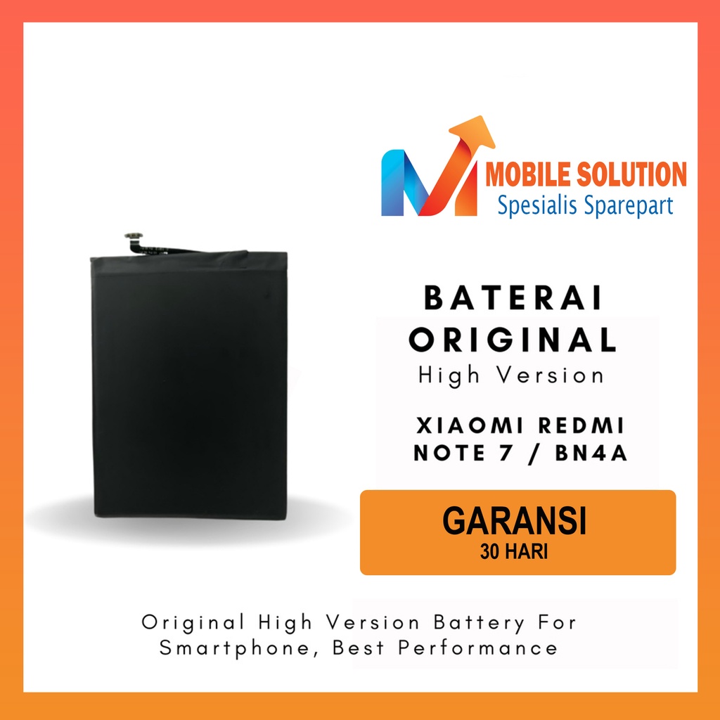 Grosir Baterai Xiaomi Redmi Note 7 / Baterai Xiaomi BN4A High Version Garansi 1 Bulan + Packing