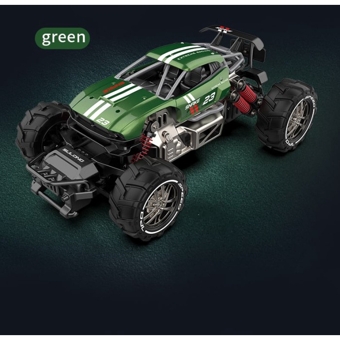 Metal High Speed Car Mainan Mobil RC Dua Warna