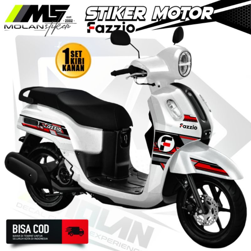 Decal Sticker Striping Variasi Yamaha Fazzio 125 - Yamaha Fazzio Hybrid |Decal Fazzio - Lis Fazzio -