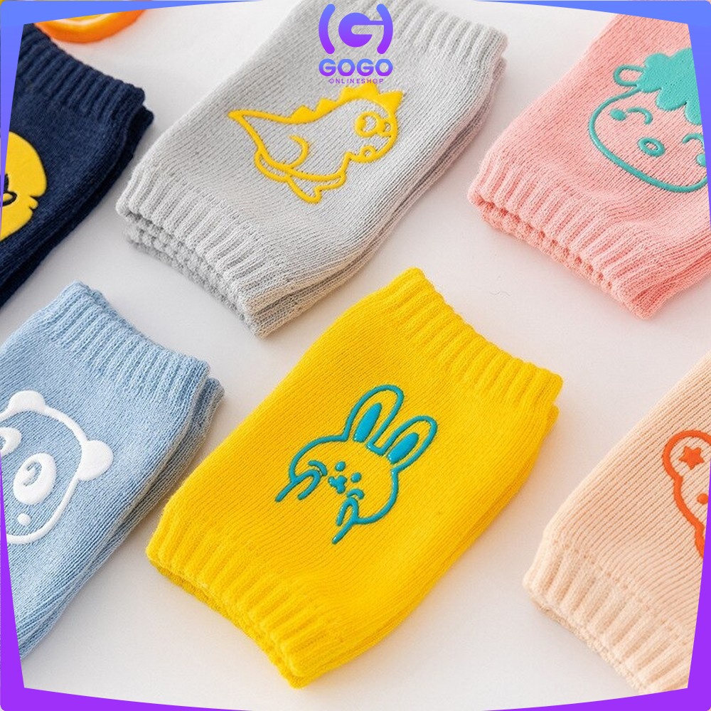 GOGO-P85-P87 Pelindung Lutut Bayi Merangkak Knee Protector Anti Slip / Kaos Kaki Deker Lutut Anak