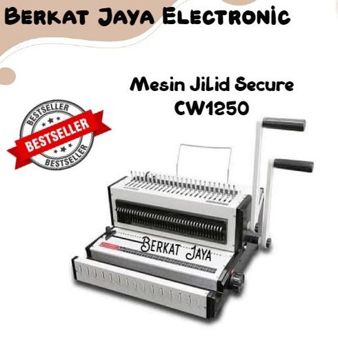 Secure CW-1250 Mesin Binding Spiral Kawat /Mesin Binding SECURE CW1250