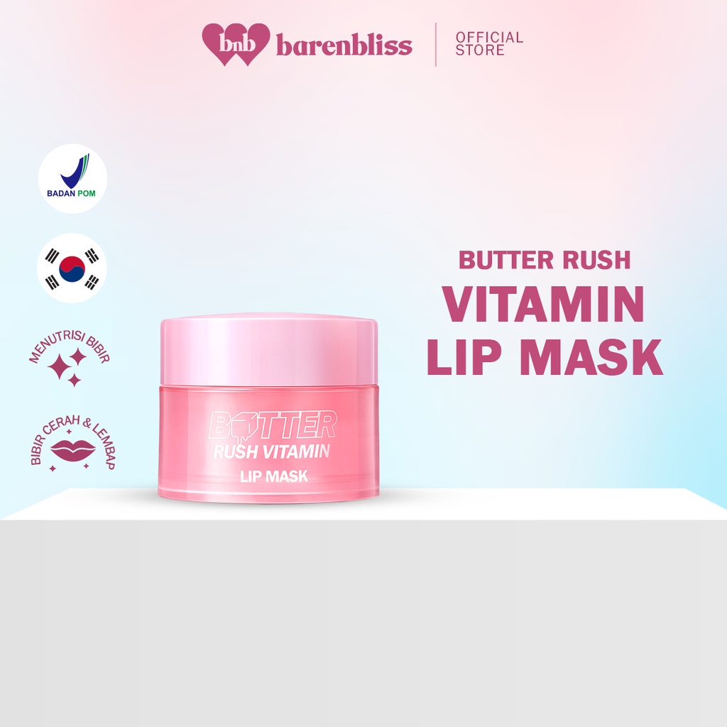 BNB barenbliss Butter Rush Vitamin Lip mask Moisturizing Lip Balm