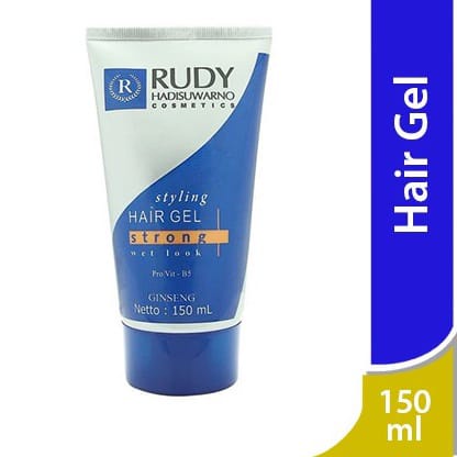 RUDY STYLING HAIR GEL 150ML STRONG DAN NORMAL MINYAK RAMBUT PRIA