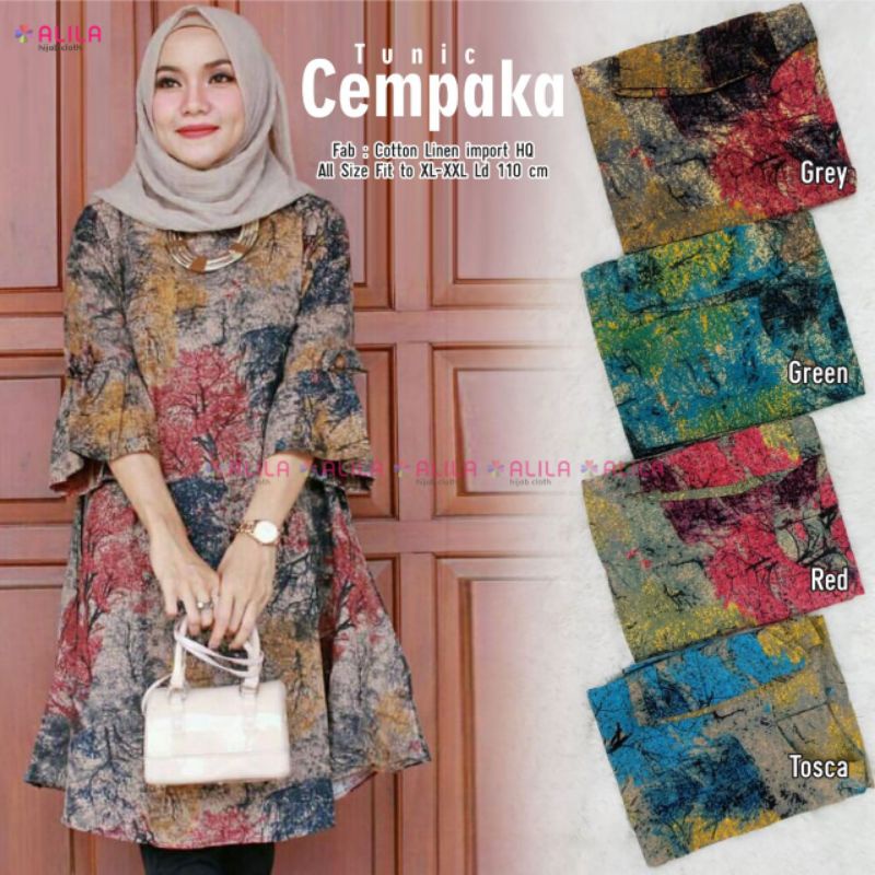 TUNIK CEMPAKA || LD 110 LINEN IMPORT