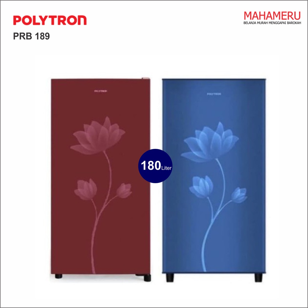 Kulkas 1 Pintu POLYTRON PRB 189R/B