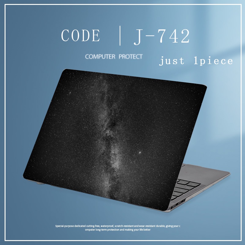 1pc Universal Bebas Potong COD Menyesuaikan 12 13 14 15.6 Inch Cover Laptop Stiker Skin Untuk ASUS VivoBook15 M4600I U3700 X515 ROG GA502I G512L Quote Kata Kata Terkenal Lembaran Decals