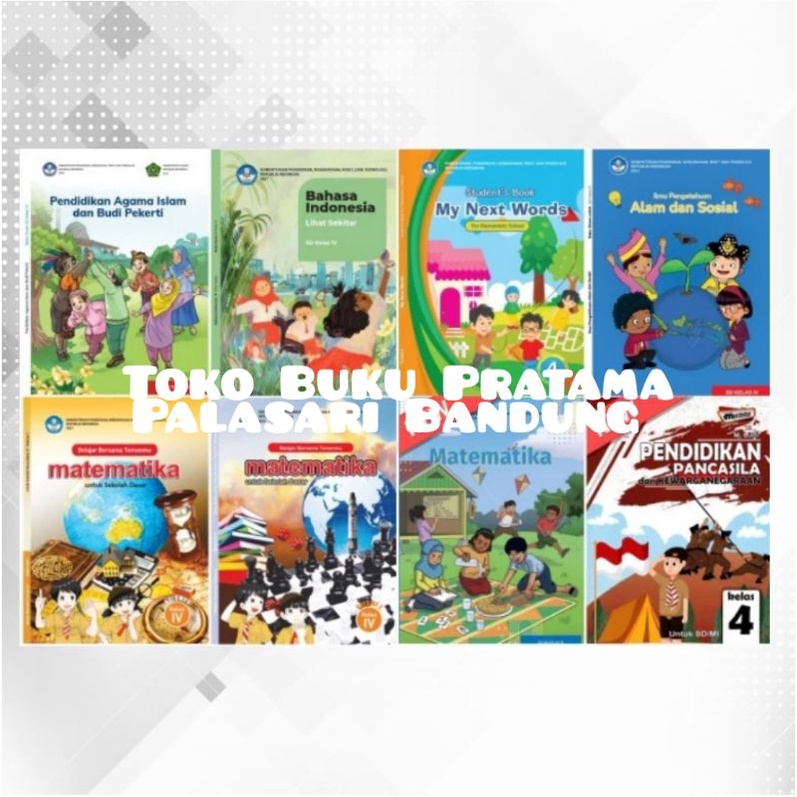 Jual Buku Kurikulum Merdeka Kelas 4 Sd IPAS,Matematika,B.indonesia,B ...