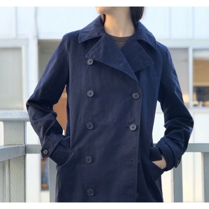 Preloved GU Uniqlo Trench Coat Women XL