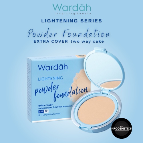 Wardah Lightening Powder Foundation Extra Cover SPF 22 15 GR